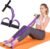 Pedal Resistance Band with Handles, 6-Tubes Natural Rubber Exercise Band