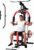 5-in-1 Multifunctional Home Gym Equipment, Full Body Training Machine with LAT Pulldown, Chest Press, Leg Extension, Seated Row,300LB Weight Capacity, Fits 1&2 Inch Weight Plates (Not Included)