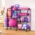 Dumbbell Rack, Weight Rack for Home Gym, Yoga Mat Storage Rack, Exercise Equipment Storage with Wheels and Hooks, Home Gym Equipment Organizer for Kettlebells