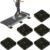 6 Pcs Walking Pad Mat, Rubber for Protect Floors,Noise Reduction