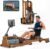 Wenoker Water Rowing Machine, Foldable Saving,Immersive Water Rower
