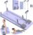 JANUA Pilates Board – Pilates Reformer Set, Multi-Purpose Foldable Pilates Reformer Board for Home, 5 in 1 Pilates Sliding Board