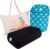 Y O GAYO Yoga Bolster – Made with 100% Cotton, Yoga Pillow Set Includes Extra Washable Cover and Carry Bag
