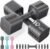 FEIERDUN DB3 5-in-1 Adjustable Dumbbell Set, 6LB/10LB Pair Adjustable Weights for Women at Home, Dual Locking Stable Hand Weights with TPU Soft Handle, Home Gym, Rehab, Pilates, Yoga, Strength Training