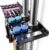 Wall-Mounted Home Gym Equipment Storage Rack for Resistance Bands, Barbell Bars, Cable Attachments, Lifting Belts, Jump Ropes, and Chains