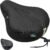 Zacro Bike Seat Cushion – Gel Padded Cover for Men Women Comfort, Extra Soft Exercise Bicycle Compatible with Peloton, Stationary or Cruiser Seats