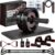 Readaeer Ab Roller Wheel, Ab Exercise Wheels Kit with Ab Roller, Resistance Bands, Knee Mat, Jump Rope, Push-Up Bar
