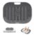 APRELM Large Foot Scrubber in Shower, 17.3 x 13 Inch Silicone Shower Foot Scrubber Mat with Suction Cups, Deep Cleansing Exfoliating Brush for Feet, Foot Care Gift (Gray)