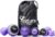 Posture Magic Massage Ball Kit for Myofascial Trigger Point Release & Deep Tissue Massage – Set of 6 – Large Foam/Small Foam/Lacrosse/Peanut/Spiky/Hand Exercise Ball (Purple)
