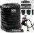 Battle Rope for Home Gym Workout – 1.5 Inch 30ft Heavy Weighted Training Exercise Ropes Fitness Equipment with Sleeve and Anchor Strap Kit for Outdoor Working Out