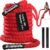 Battle Rope 1/1.26/1.5/2 Inch Diameter,Pink 30FT/40FT/50FT Exercise Workout Ropes for Home Gym Heavy Weighted Training Rope for Working Out