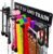 Home Gym Accessories Organization Storage Rack Equipment For Home 8 Hook Wall Hanger Display Gear Barbells Resistance Bands Jump Ropes Lifting Belt Hanger Accessories Hardware Included