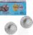 Spiky Massage Ball Magnetic Balls Hand Massage Ball 1 Pair (Sliver, 32mm)