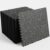 96 Sq Ft Rubber Top Gym Flooring for Home Gym, 24 Tiles High Density EVA Foam Exercise Equipment Mats, 0.4″ Interlocking Puzzle Mats for Home Workout & Floor Protection, Black/White