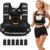 ZELUS Adjustable Weighted Vest for Women Men, Ergonomic Fit Training Vest