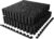 SUPERJARE 1″ Extra-Thick Rubber Top Exercise Mat, Gym Flooring for Home Gym