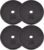 Yes4All 1-inch Cast Iron Weight Plates for Dumbbells – Standard Weight Plates (Combo 10lb x 4pcs)