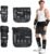 BeatBoost Ankle Wrist Weights 5lb/10lb/15lb/20lb/25lb/30lb Adjustable Leg Arm Weights for Men Walking Pilates Exercise Workout Gym Aerobics