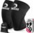 DMoose Fitness Knee Sleeves for Weightlifting with 2 Straps & Gym Bag – 7mm Compression Sleeve for Joint Stability & Squats