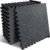 PRAISUN 0.6″ Thicker Rubber Top 48 Sq Ft Gym Flooring for Home Gym