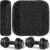 Hemoton 2 Pack Barbell Pad Dumbbell Grips, Anti-Slip Hand Weight Lifting Bar Cushion Cover, Thick Neoprene Handle Wraps for Gym Workout Strength Training, Bar Grip Protector